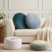Federa 6 pz HEERLEN Blu Ø 60 cm Tessuto Chenille 922962