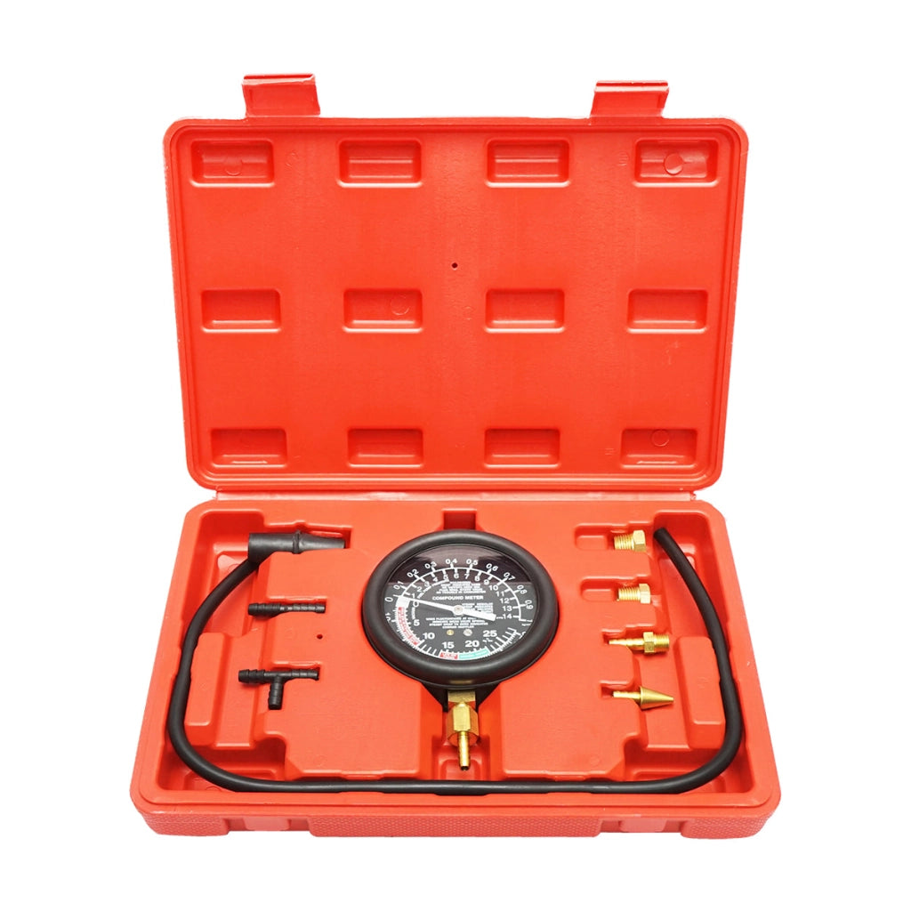 Set di manometro tester per pressione e vuoto Breckner Germany