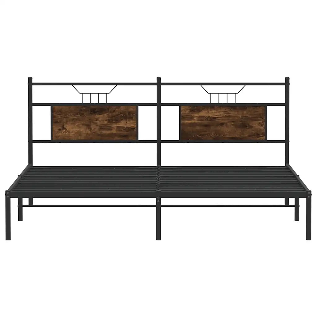 Giroletto senza Materasso Rovere Fumo 183x213 cm in Truciolato 4106748