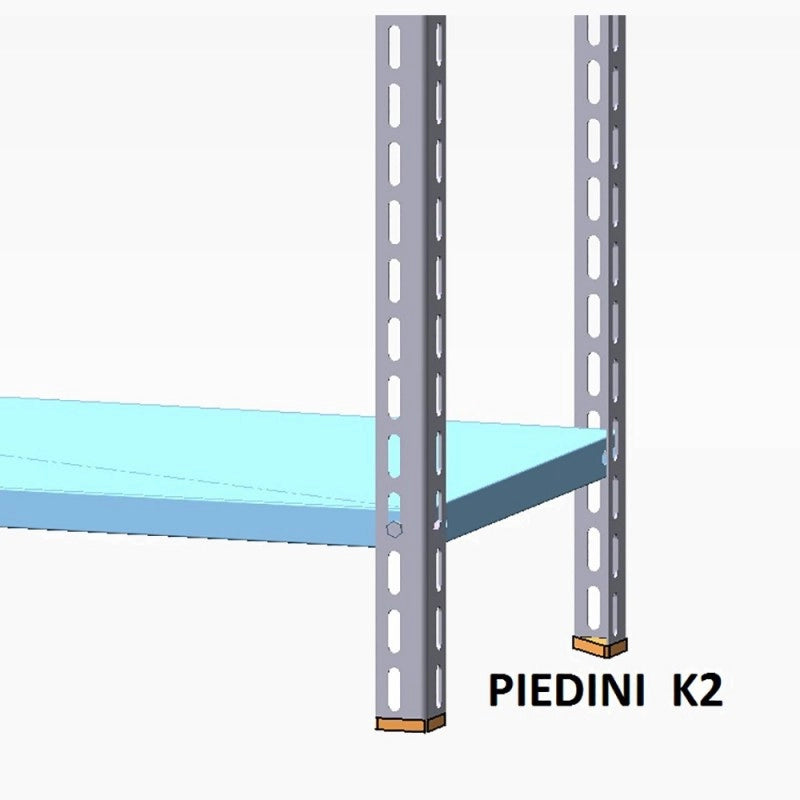 Kit Grima 4 Piedi in Plastica 35X55 Mm