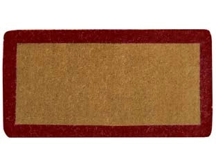 ZERBINO IMPERIALE A FASCIA ROSSO SPESSORE MM.38- - cm.70x140, spessore mm.38 - 1 pezzi