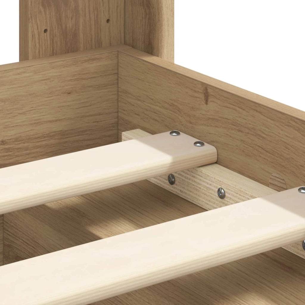 Struttura del letto con stoccaggio e testata Rovere Artigianale 3413868