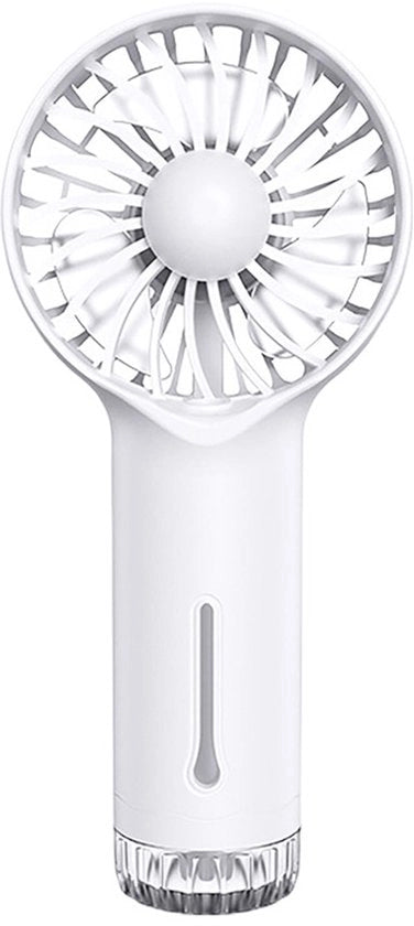 Ventilatore portatile, ventilatore manuale, raffreddante spray, compagno di viaggio per l'estate - Bianco