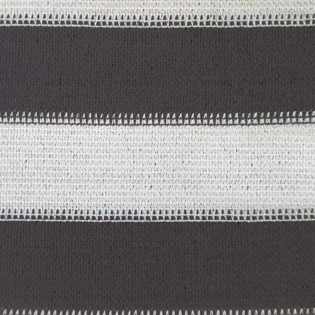 Vela Parasole | Telo Ombra | Vela da ombra Antracite e Bianco 4 x 4 m HDPE