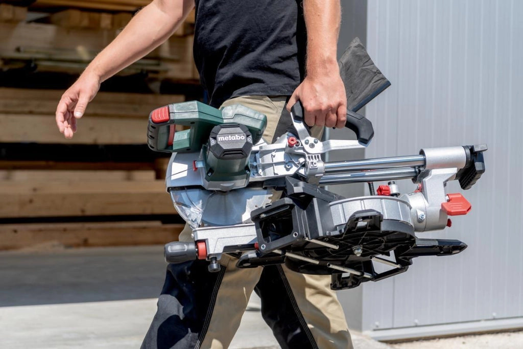 Metabo 614254850 KGS 18 LTX BL 254 Troncatrice a Batteria con Motore Brushless e Funzione di Scorrimento colore Nero