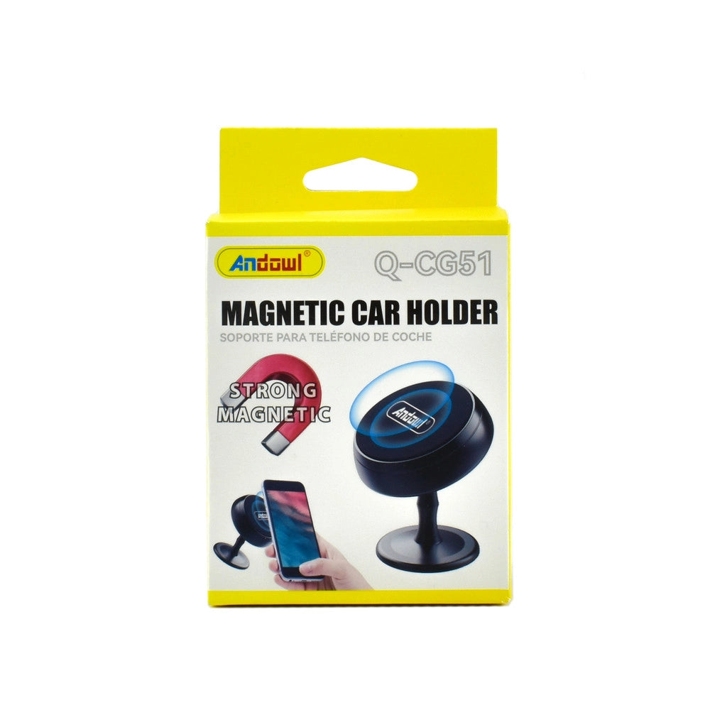 Trade Shop - Supporto Magnetico Porta Cellulare Da Auto Per Smartphone Gps Autoadesivo Q-cg51 -