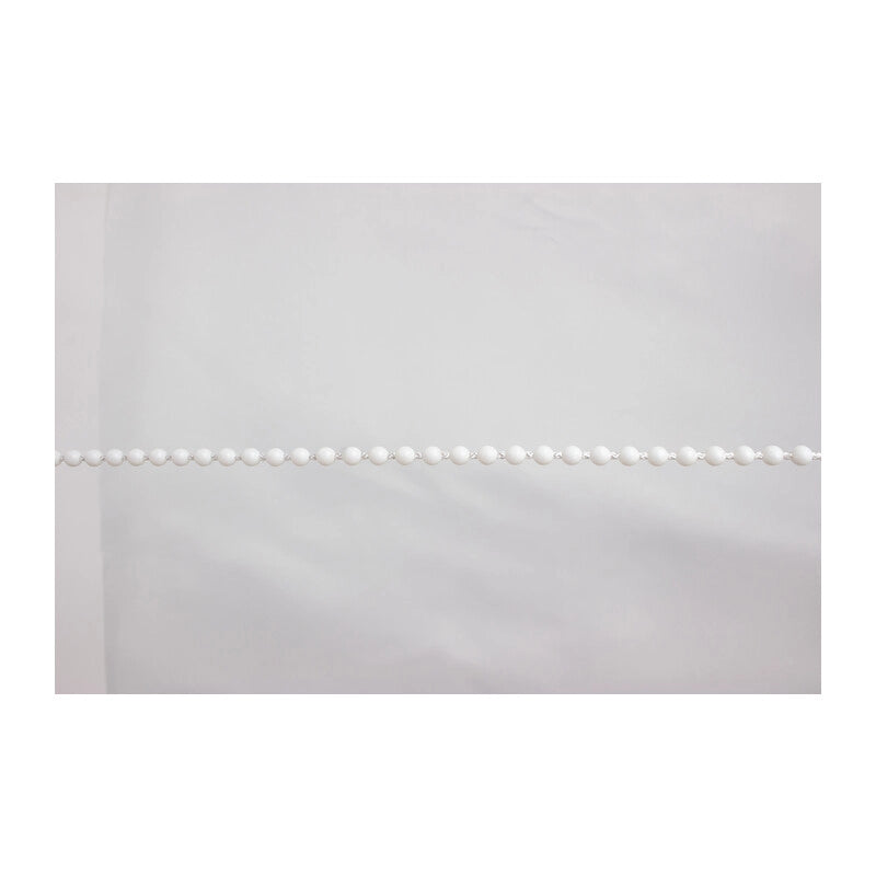 CATENA A PERLINE BIANCO 4,5 MM (2,5 M)