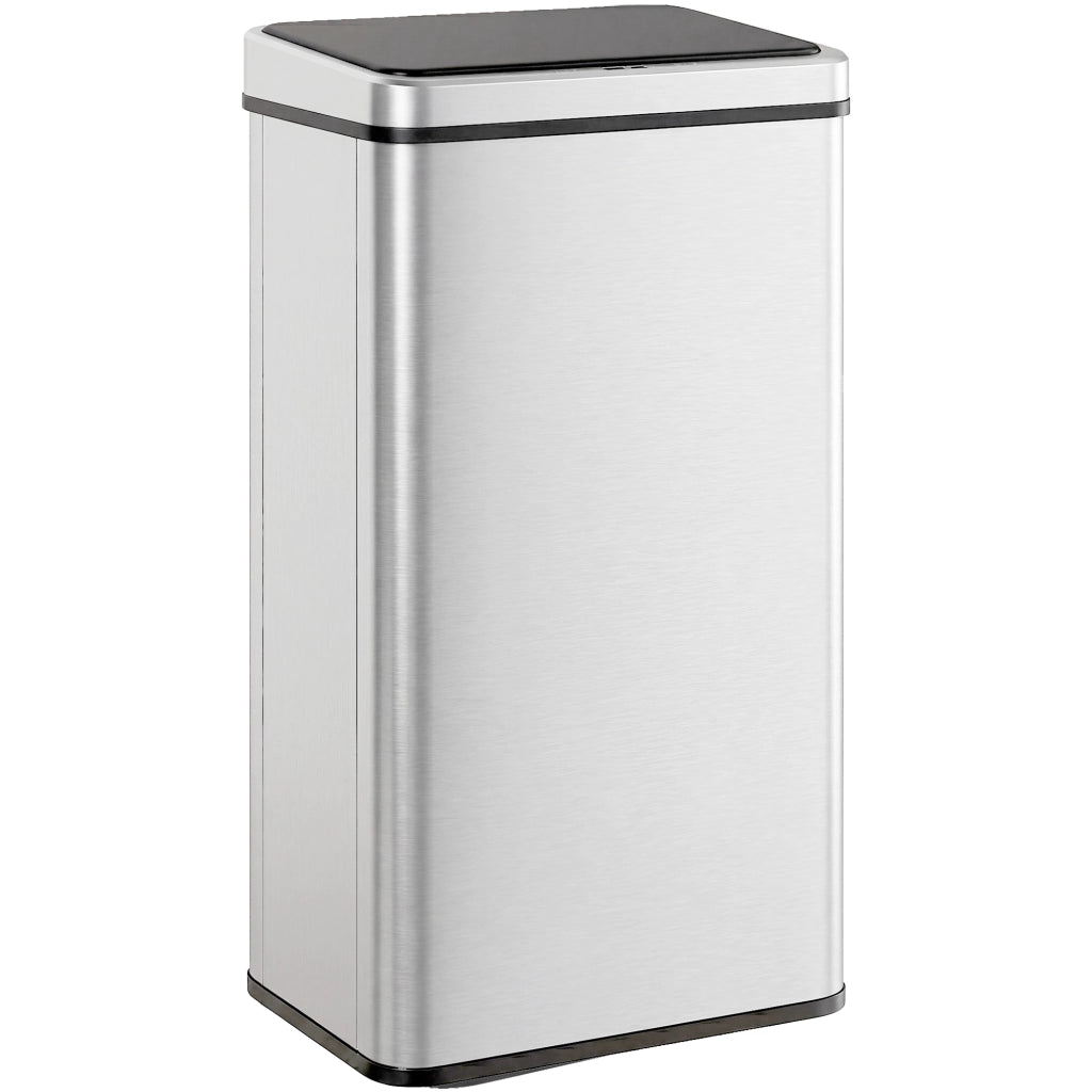 Pattumiera Automatica con Sensore 50L ¨C Xylo ¨C Acciaio Inox 35,5x26x67cm Argento