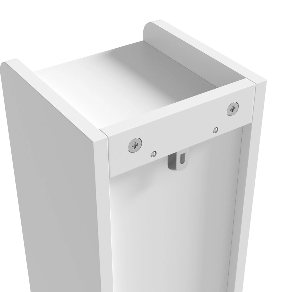 ARMADIO MULTIUSO 20x20x80 cm Truciolare Bianco con ripiano regolabile