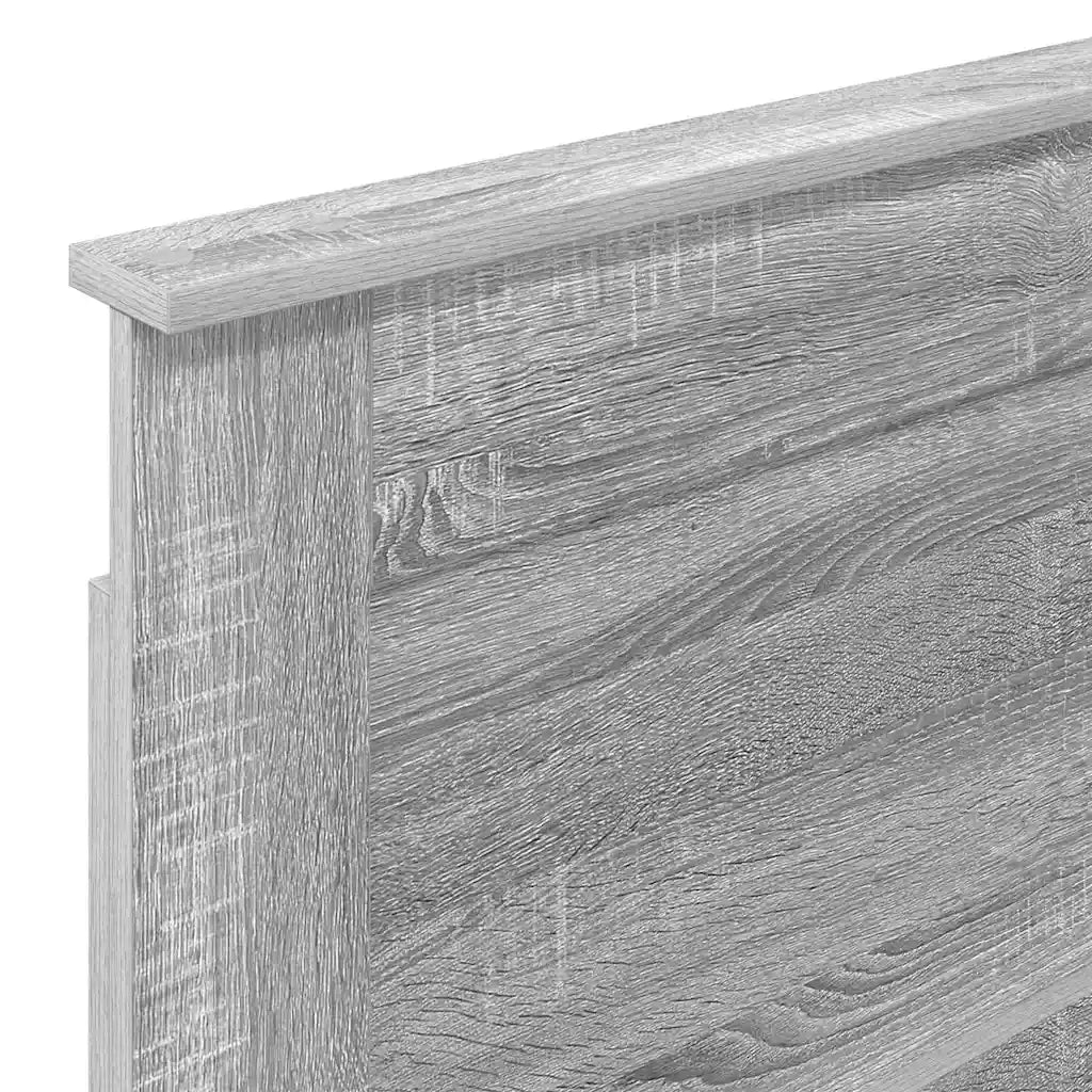 Testiera-Testata-Testiera Decorativa Grigio Sonoma 80 cm Legno multistrato 691047