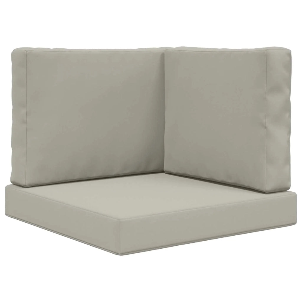 Cuscino per divano da esterno 3 pcs Grigio Poliestere 900745