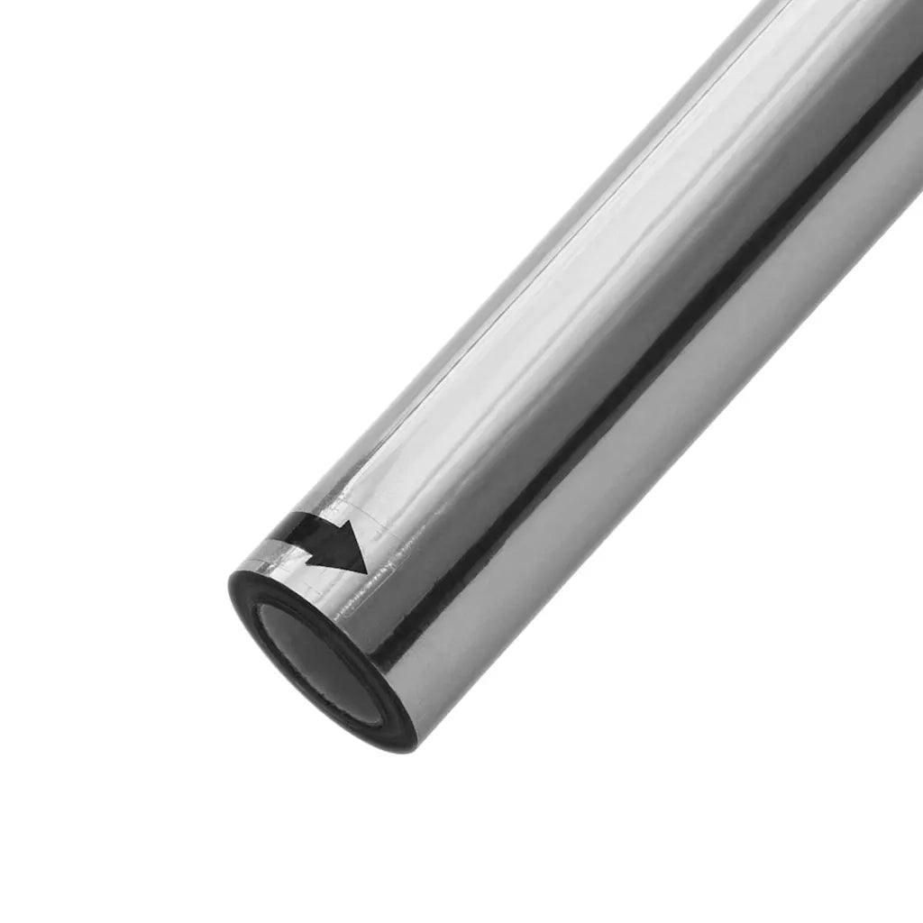 Pellicola per Finestra Solare Riflettente Statica Argento PVC 3394731
