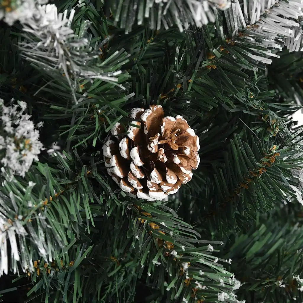 Albero di Natale artificiale con 300 LED Verde 210 cm 3395839
