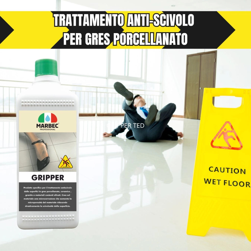 Trattamento antiscivolo per pavimenti GRIPPER   5LTx4Pz