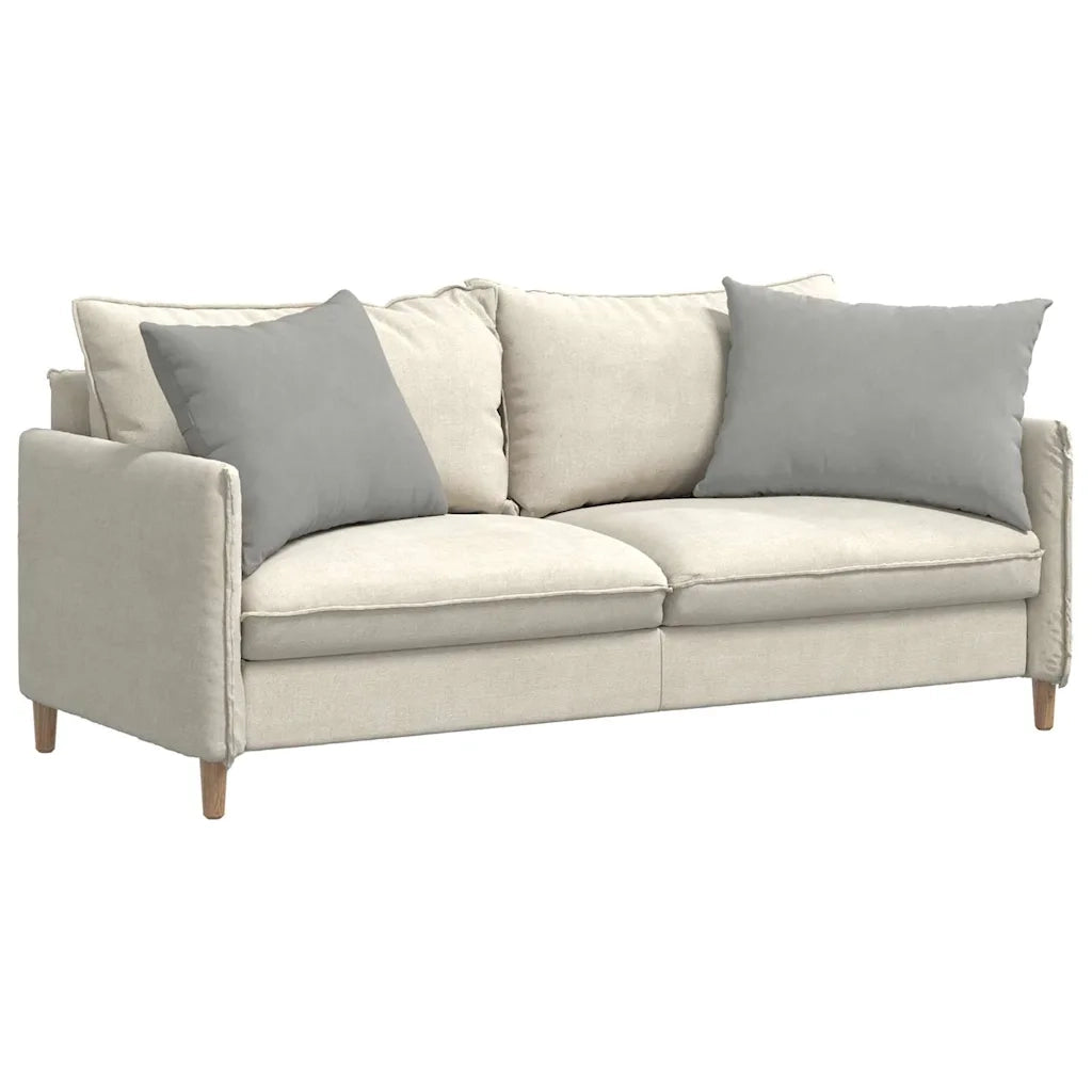 Cuscini da Divano 2 pcs Grigio chiaro 70 x 50 cm Tessuto 42013769