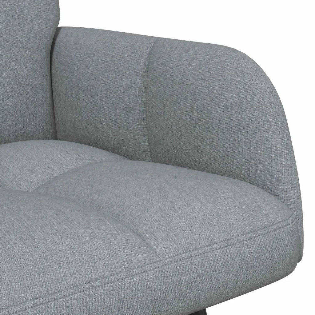 Sofa a Due Posti Grigio chiaro 115 x 61 x 87 cm Tessuto 42028929