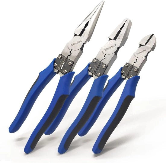 Tang Snidore multifunzionale da 20 cm - Tang Linesman da 20 cm - Tang Neus da 23 cm con Alzastriscia per Attrezzi Portatile