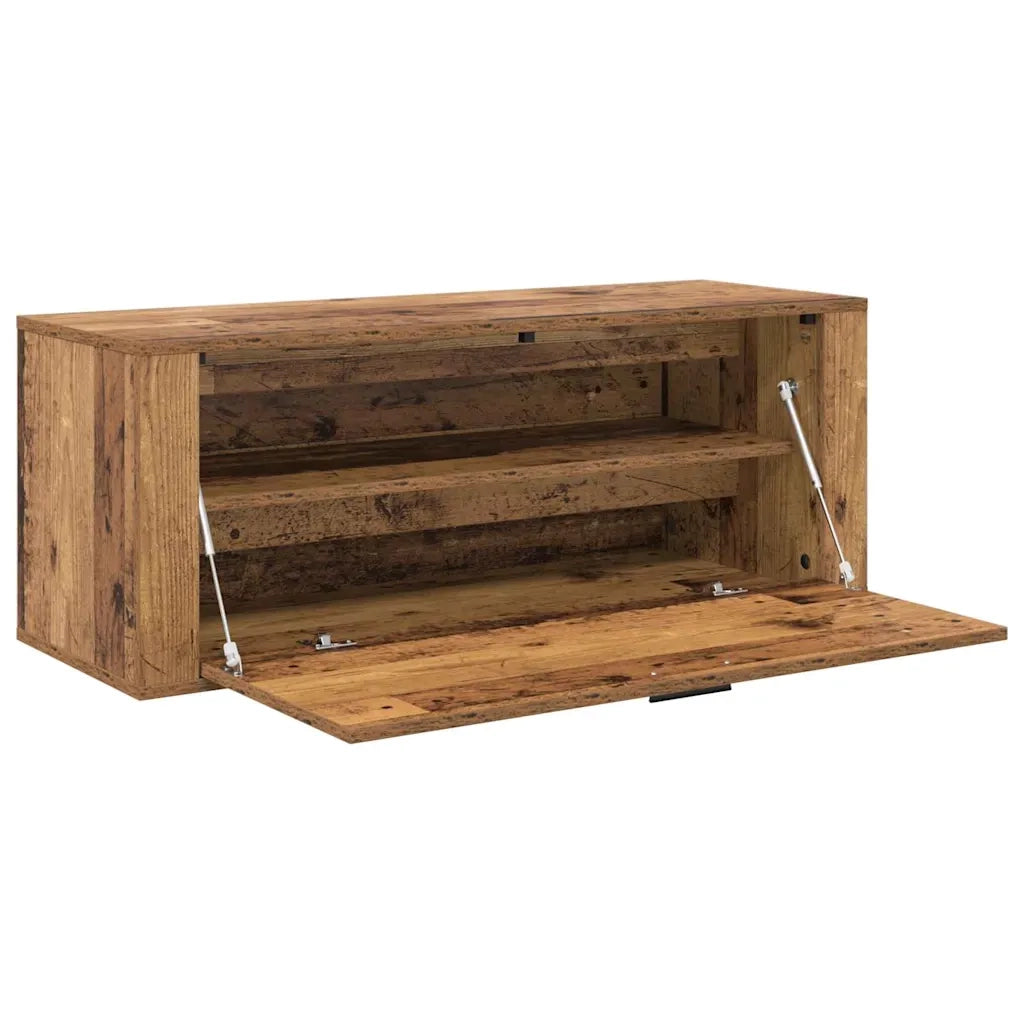 Mobile per scarpe con porta Legno vecchio 100 x 35 x 38 cm 881018