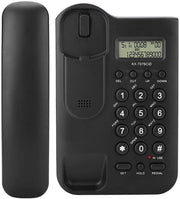 Telefono da Scrivania con Montaggio a Parete - Nero
