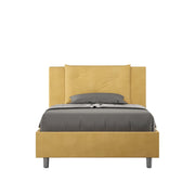 Letto 1 Piazza e Mezzo 130x200 cm Senza Rete Appia Ocra