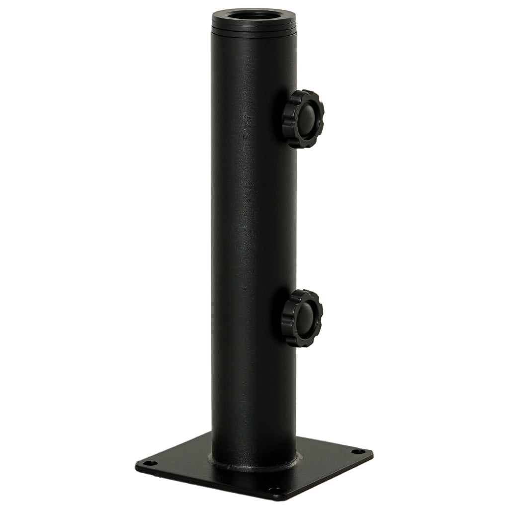 Base per Ombrellone da Cemento ¨C zephmum ¨C Nero 12x12x30 cm