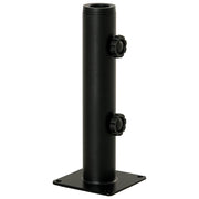 Base per Ombrellone da Cemento ¨C zephmum ¨C Nero 12x12x30 cm