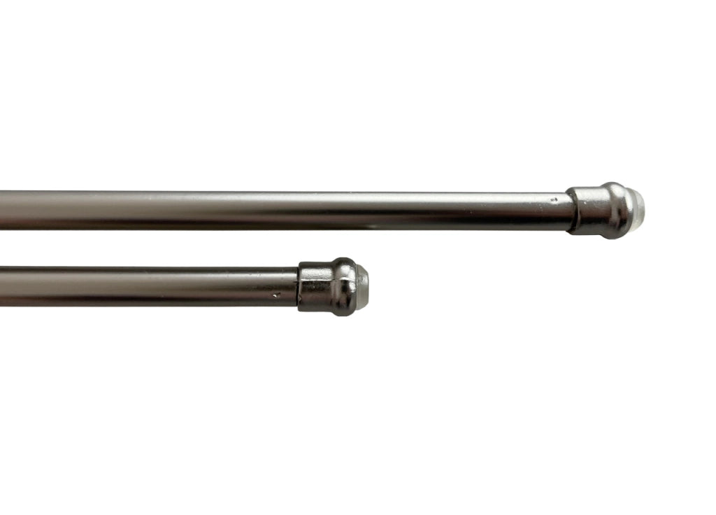 Bacchette Tende A Pressione Bastone Tenda Estensibile Astina Con Molla - 40-60 - Nickel