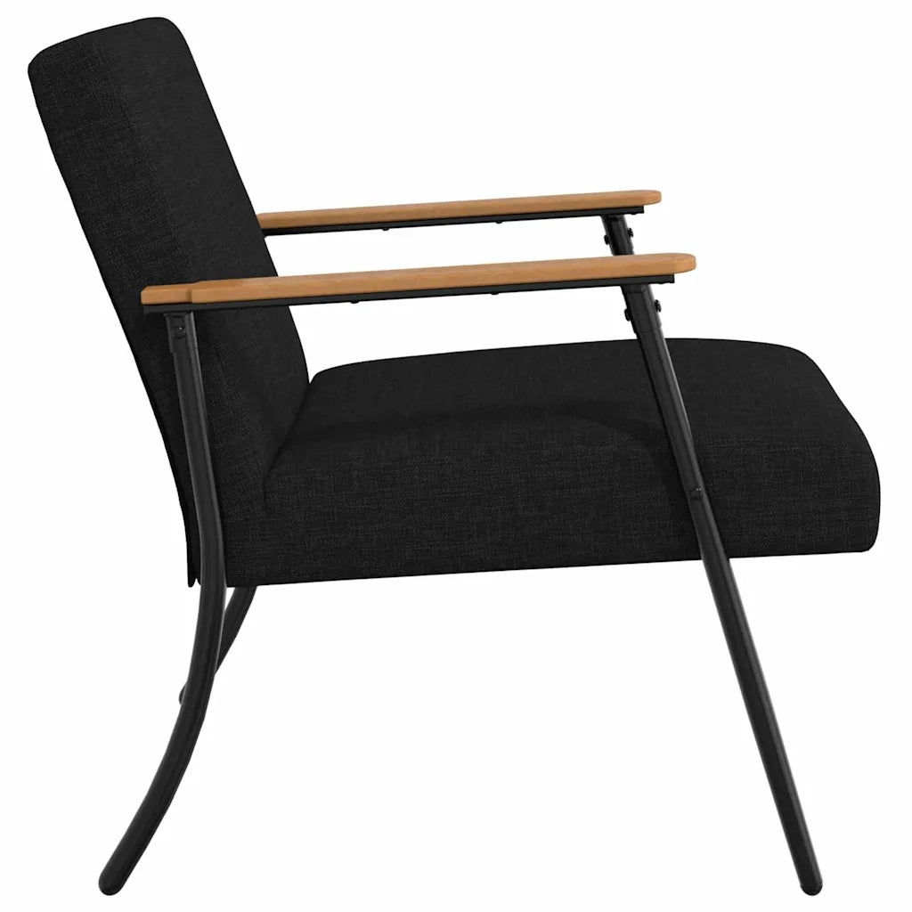 Poltrona | Sedia Relax Nero Tessuto