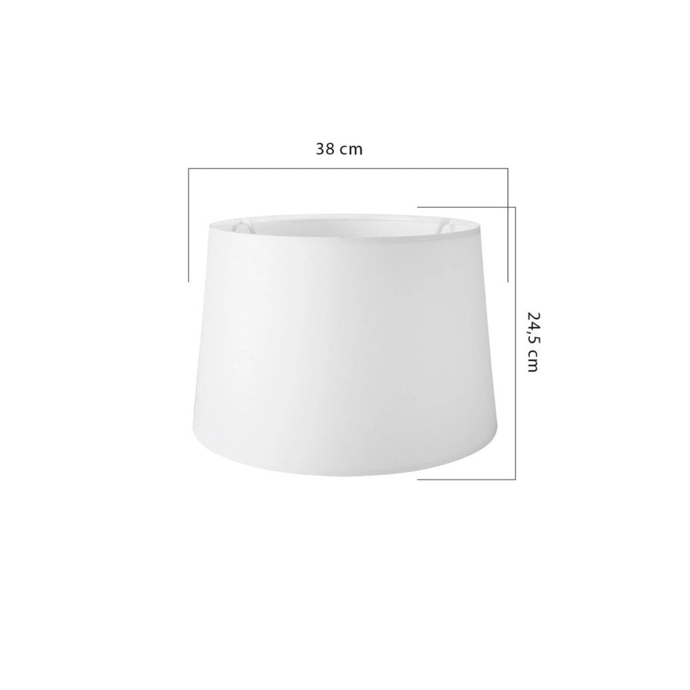 Paralume tessuto nero Deco MDL3566