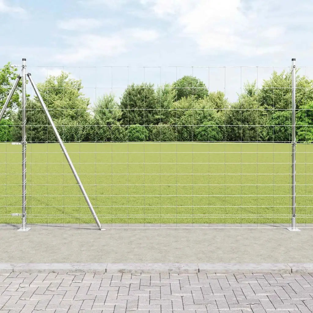 Palo della recinzione Zincato 25 x 1,5 m Acciaio 3351518