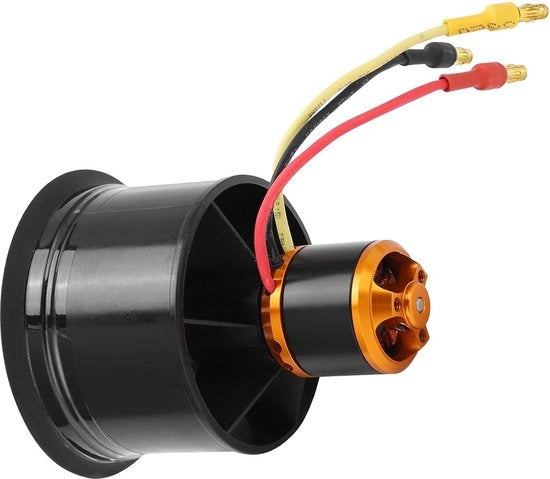 Ventilatore di canale con motore QX 50 mm EDF 12 pale Ventilatore di canale con motore QF2611-5000KV 3-4S senza escursione per aeromodelli RC CW