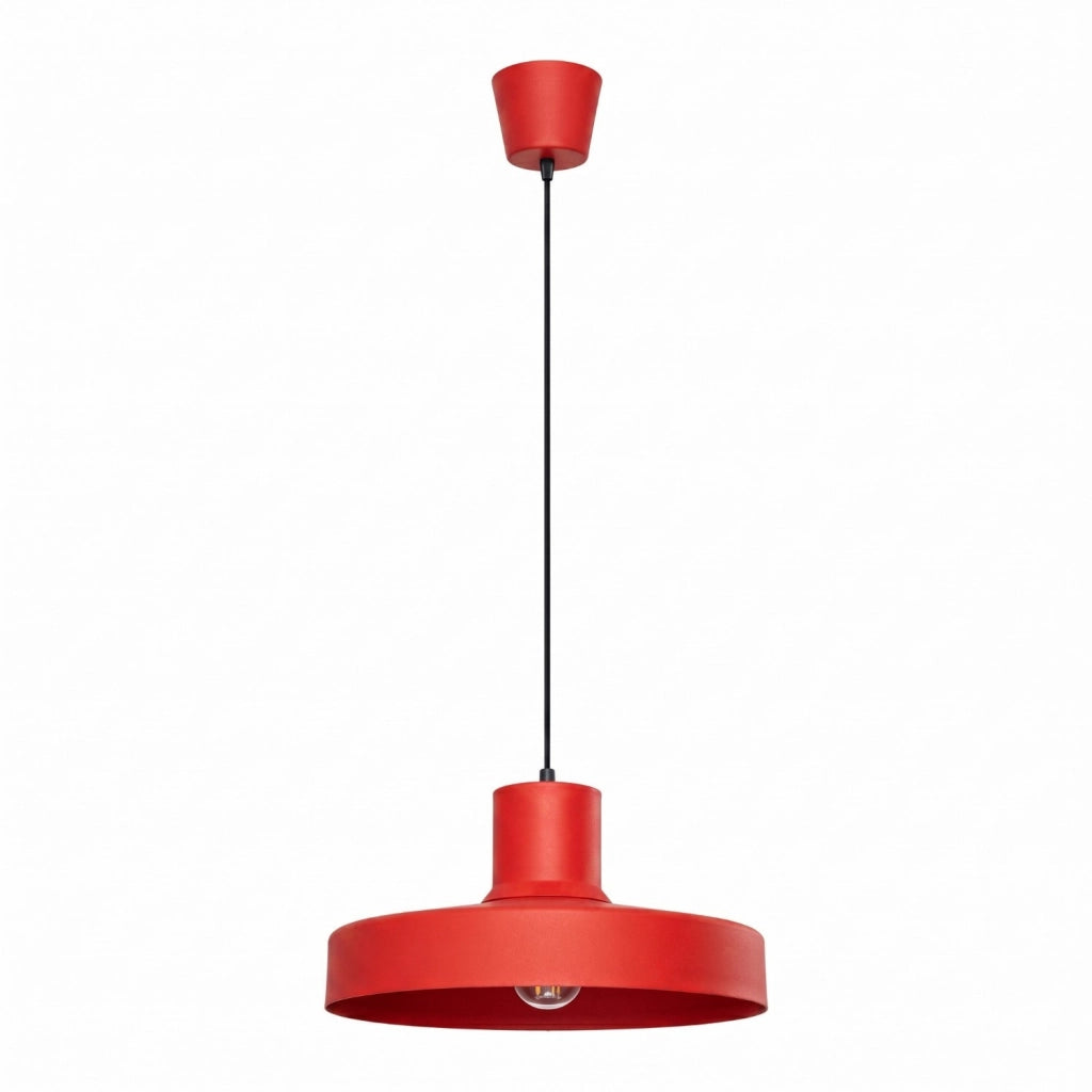 Lampada a sospensione BILO rosso