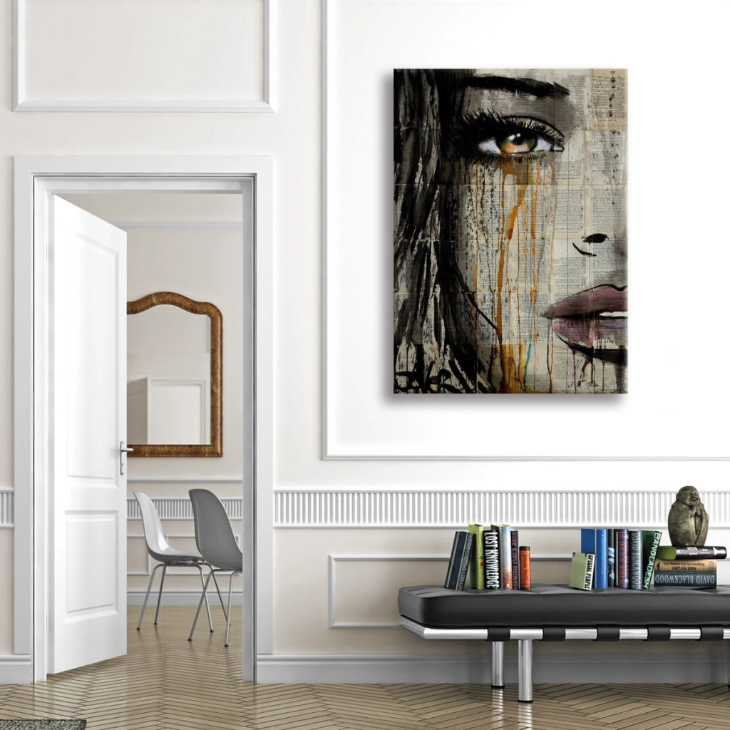 Kylie -  Quadro Canvas Contemporaneo su telaio in legno Misura: 50x70 cm