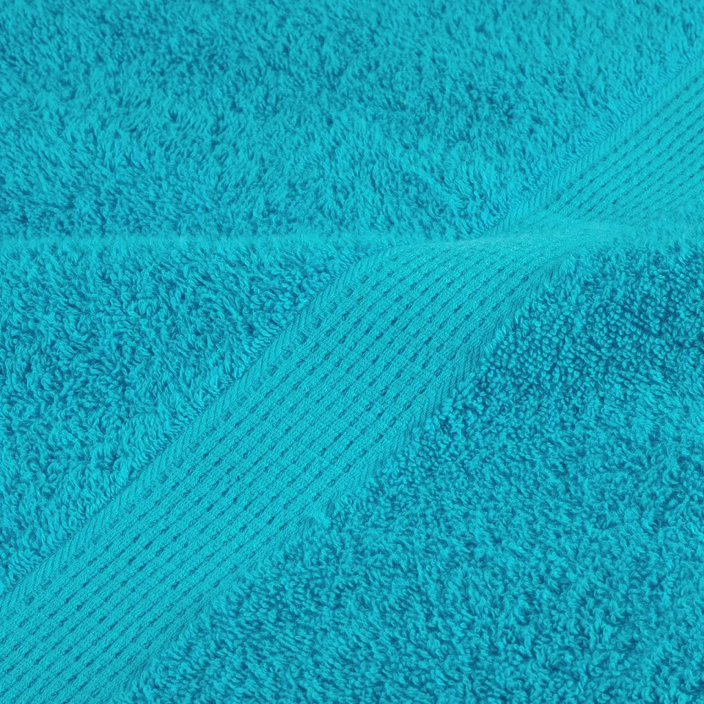Asciugamani SOLUND 10 pz | Teli per bagno Turchese 100x200 cm 600 g/m2