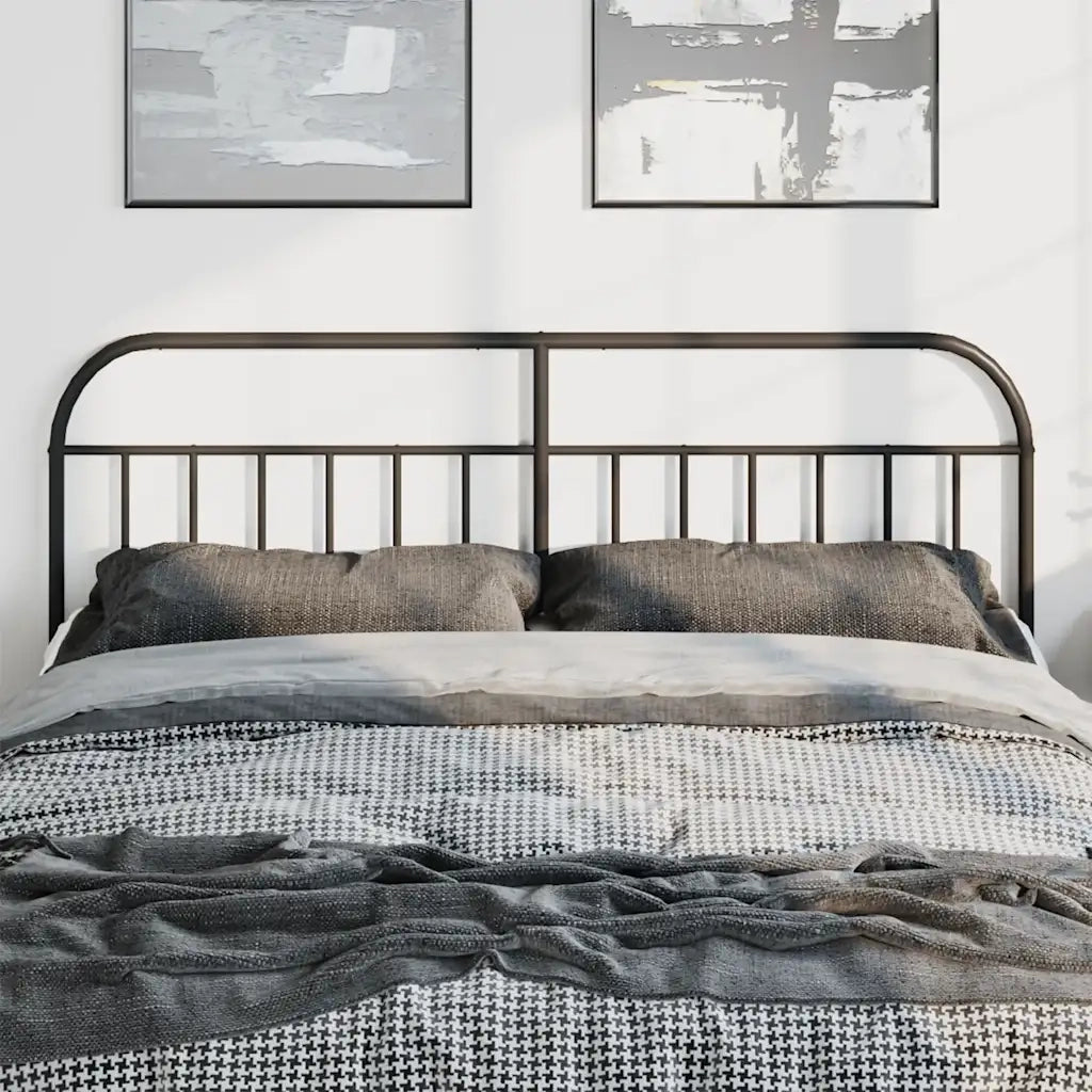 Testiera di Ricambio in Metallo Nero 180 cm 353671