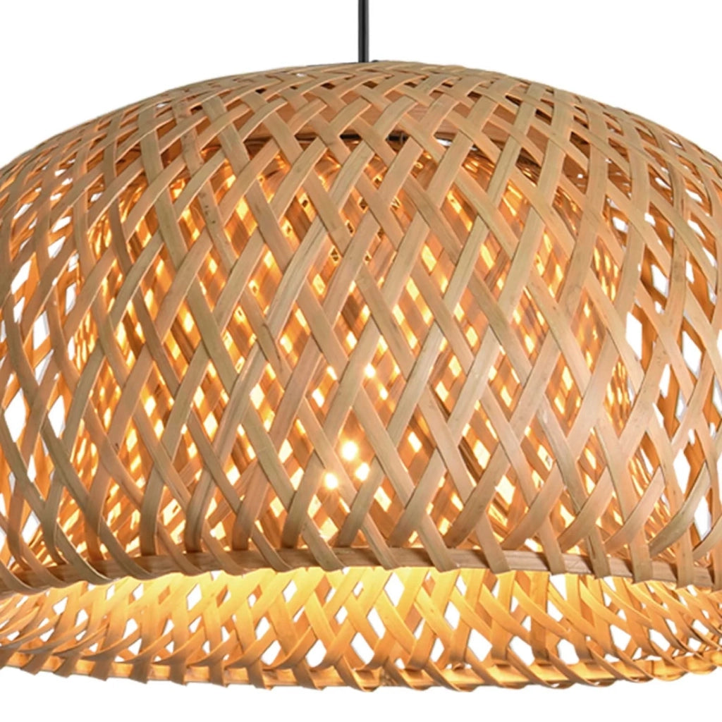 LÚZETE - LAMPADA DA SOFFITTO DI BAMBÙ PICCOLA E27 KAWENA