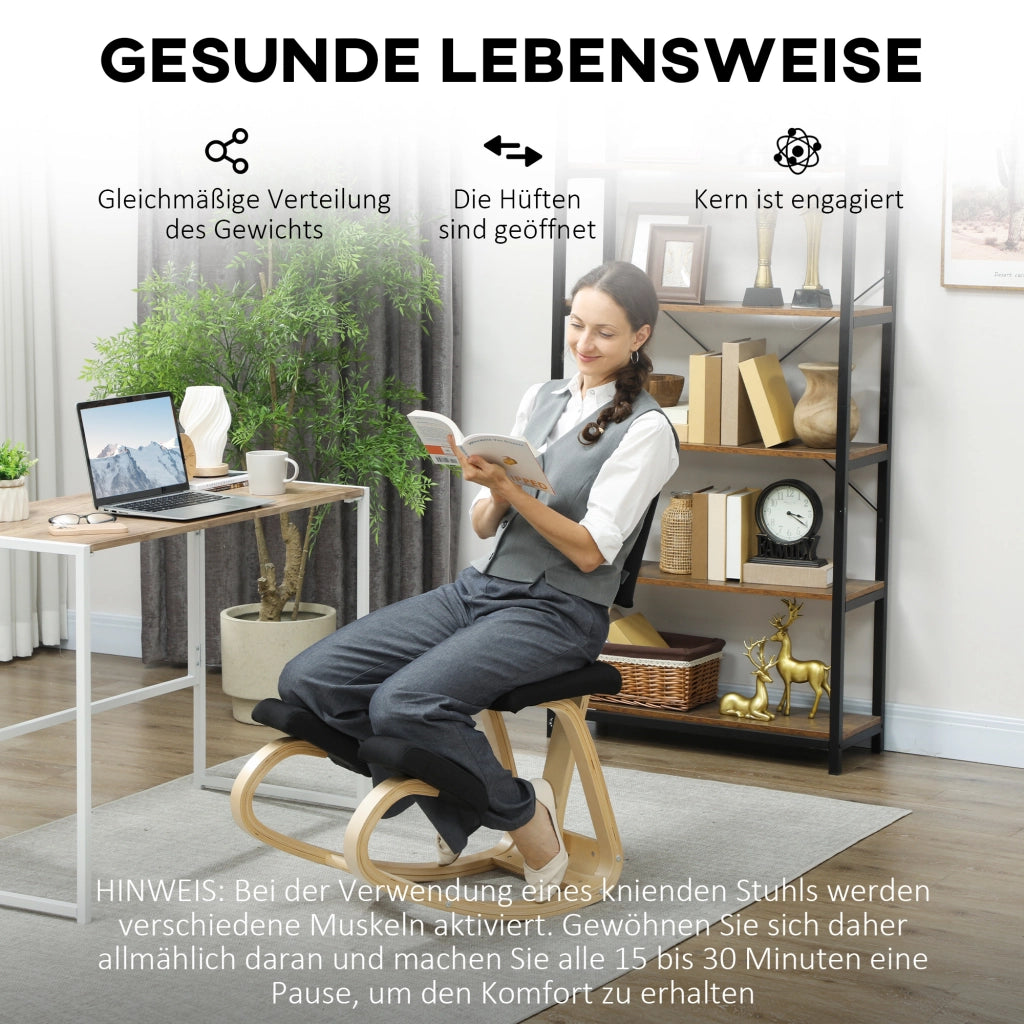 Sedia ergonomica da ginocchio ¨C Minimal ¨C nero