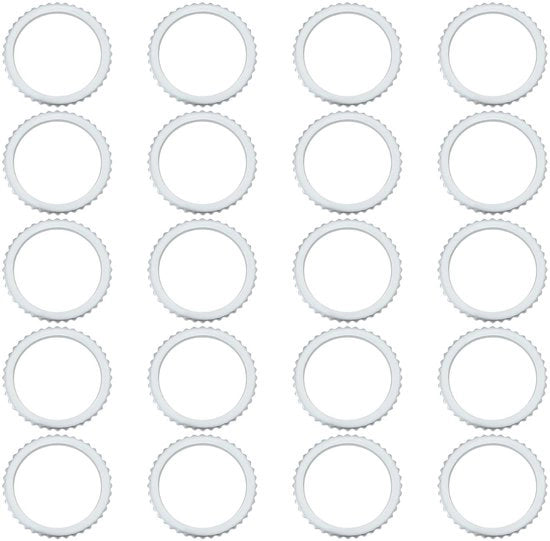 Circonferenza tagliente per sega circolare 25,4x20x1mm - 20 pezzi - Anello di uscita - Sega per lavorazione del legno - Adatto per seghe a ghiera - Flessibilità e Efficienza - Accessori per seghe