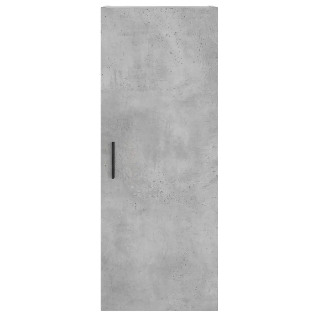 Armadietto a Muro | Mobile a Parete Grigio Cemento 34,5x34x90 cm