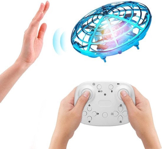 Drone per bambini con telecomando e sensore manuale - quadricottereo RC a infrarosso in induzione volante pallone - giocattolo volante regalo per ragazzi e ragazze interni