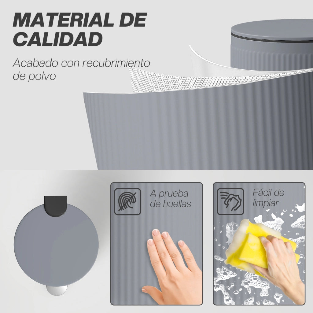 Cestino 30L con Pedale ¨C Minimal ¨C Grigio