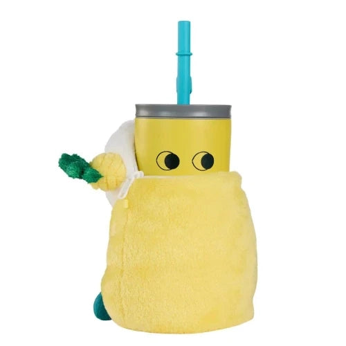Fuzzie Pip - Borraccia termica da 360 ml con rivestimento in peluche