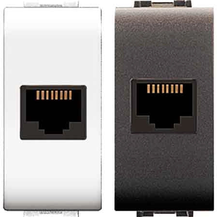 PRESA TELEFONICA 'MYLIFE' RJ11 Plug 6/4 - Grigio - EC ELETTROCANALI