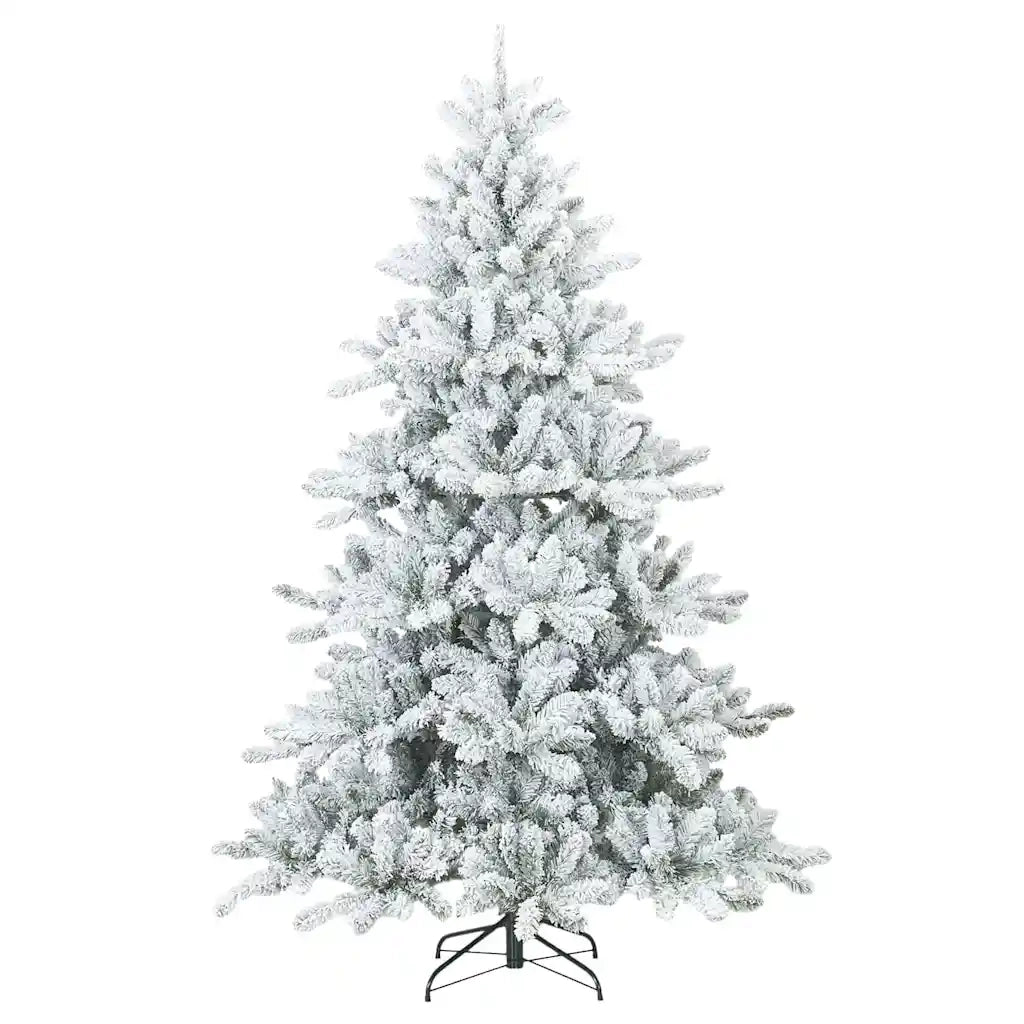 Albero di Natale Artificiale con Rami Pieghevoli Bianco 210 cm 3397730