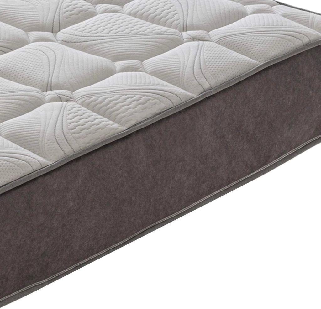 Materasso Piazza e Mezza 120x200 a molle insacchettate, 4 cm memory foam, ortopedico, 800 molle insacchettate, 9 zone di comfort