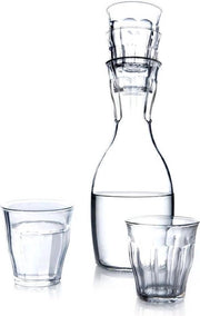 Set di caraffe in vetro 4 pezzi nero