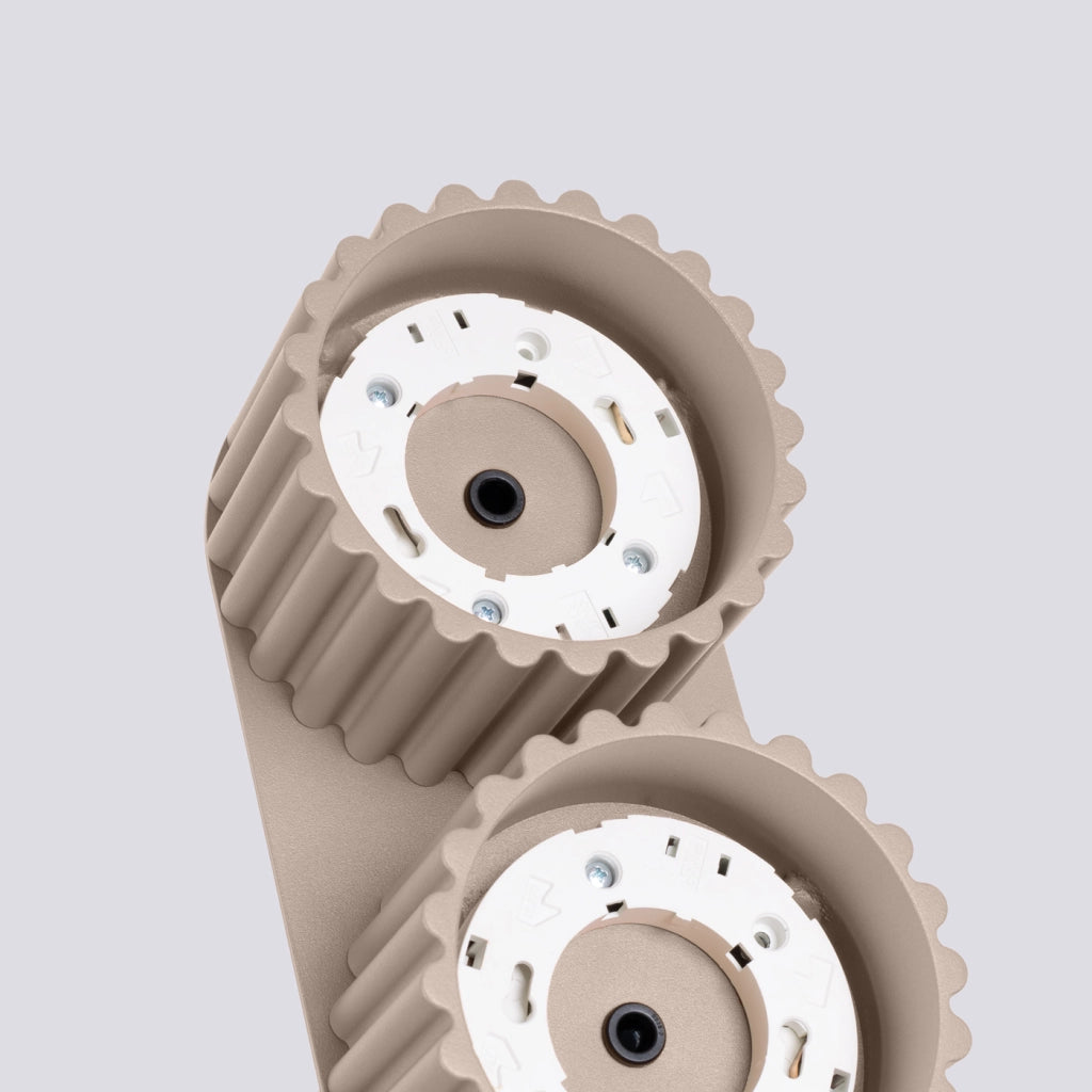 Lampada da soffitto AURA 2 taupe Gx53