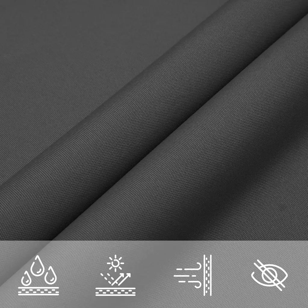 Vela Parasole in Tela Oxford Quadrata 4,5x4,5 m Antracite 135085