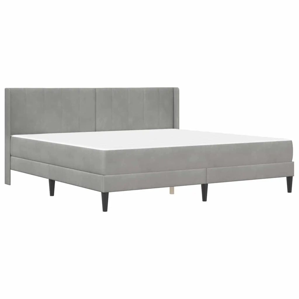 Struttura letto con materasso Grigio Chiaro 180 x 200 cm 3414879
