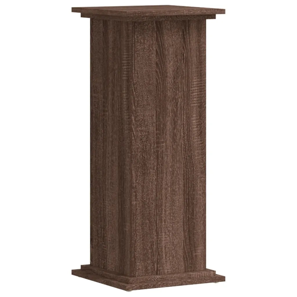 Supporto per piante | Sostegno per piante Rovere Marrone 33x33x80cm Legno Multistrato